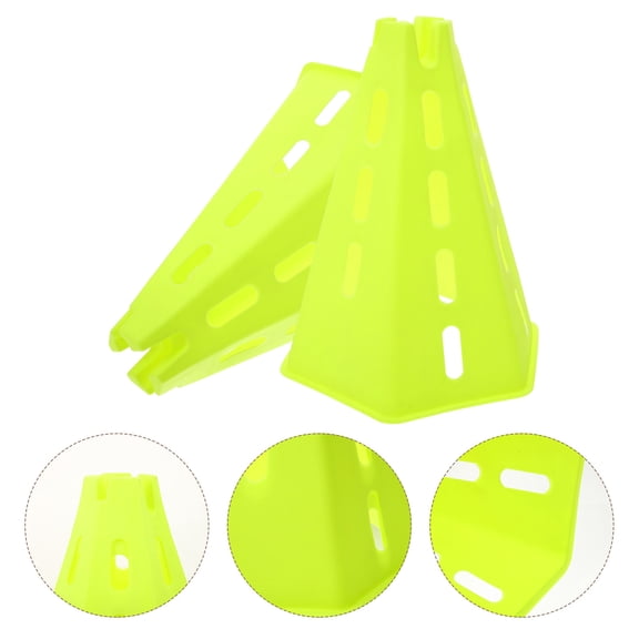 MLINS  2 Pcs Soccer Practice Cones Impossible Training Logo Barrels
