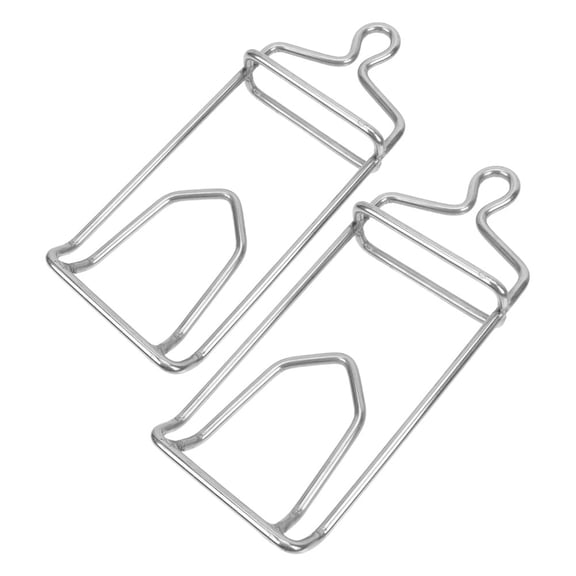 MLINS 2 Pcs Stainless Steel Duck Hook 30.00X12.50X5.00CM Silver