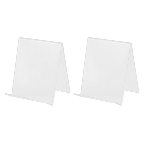 DINHEAROM Acrylic Vinyl Record Holder Stand For Showcase 2Pcs 5.9x4.7in