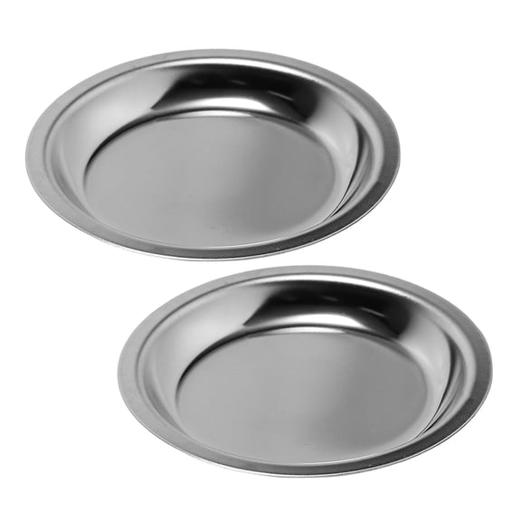 MLINS 2 Pcs Tea Bag Holder Tea Bag Coasters Stainless Steel Dish Spoon Rests Snack Dish Seasoning Dish Tea Accessories For Sauce Dessert