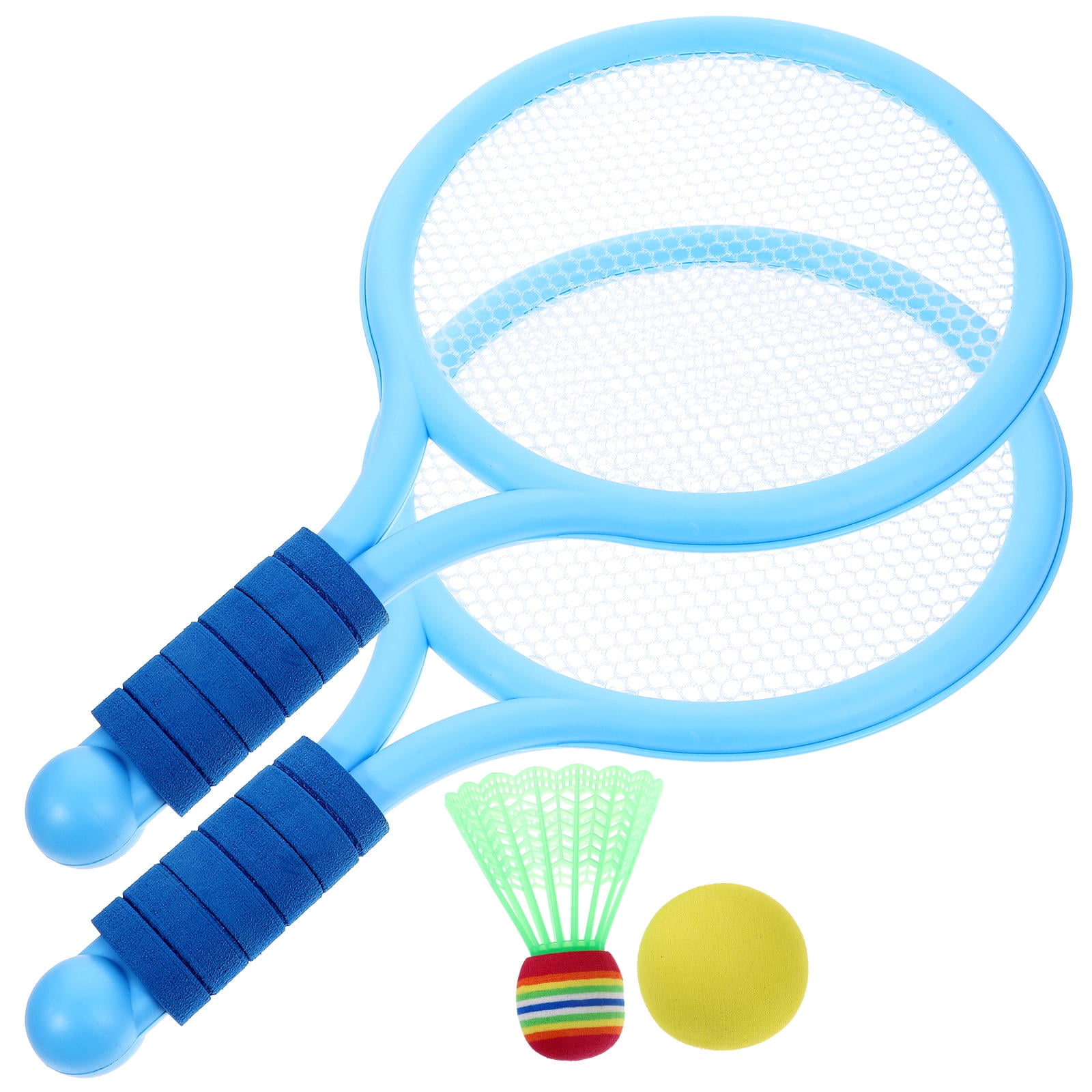 MLINS 2-Pack Kids Tennis Racket Set for Outdoor Fun, Lightweight Toy ...