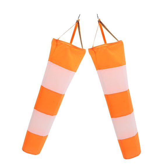 PTOOTP 2-Pack Windsock with Pole, 31.5 x 8.3 Inches, Sock for Garden, Yard, Patio