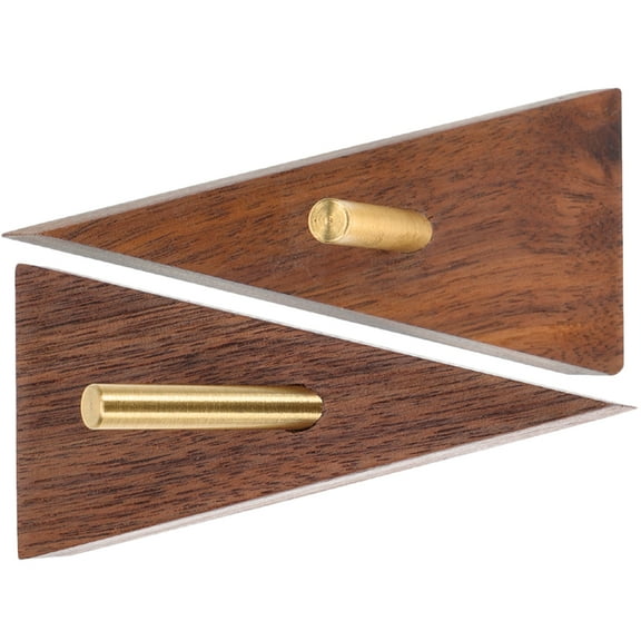 DINHEAROM Dark Red Wall Storage Hook For Houseowners Room Decoration 2Pcs 3.15*1.97*0.71In