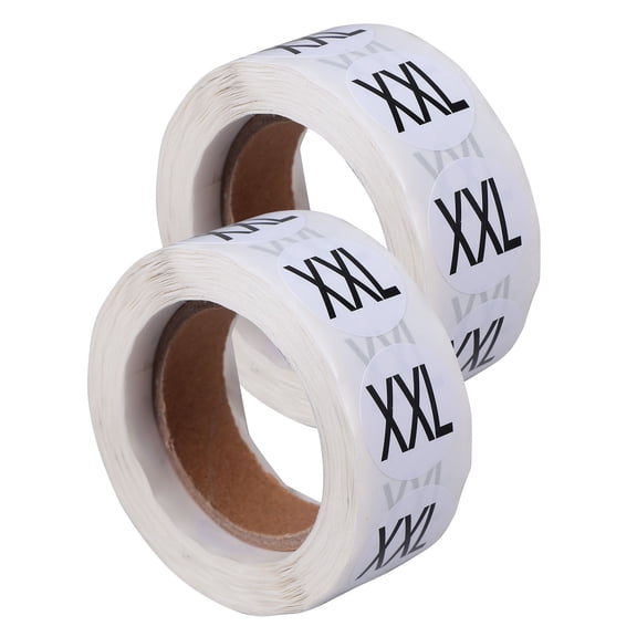 MLINS 2 Roll Clothing Size Self-Adhesive Sticker Labels Infant Baby