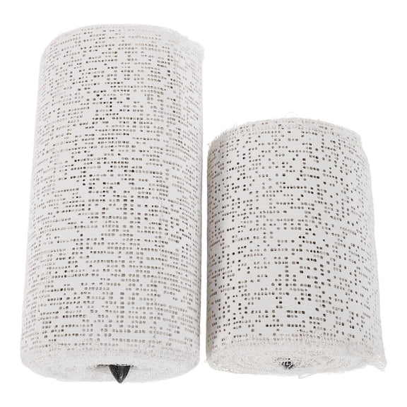 MLINS 2 Roll  Plaster Cloth Rolls Plaster Strips Sand Table Landscaping Cloth Plaster Strips Model For School Classrooms Railway Sculpting Scenery Landscape Artists Students