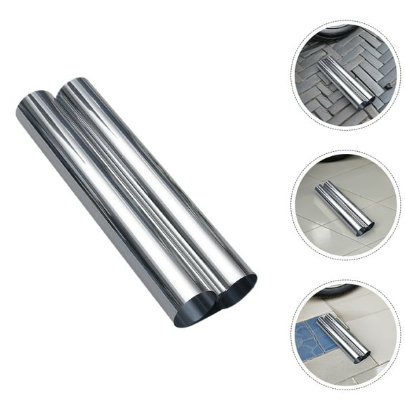 MLINS 2 Rolls Uv Blocking Window Film One Way Privacy Tint For Car Heat Insulation Reflective Window Covering 500x50cm Glass Tinting Film