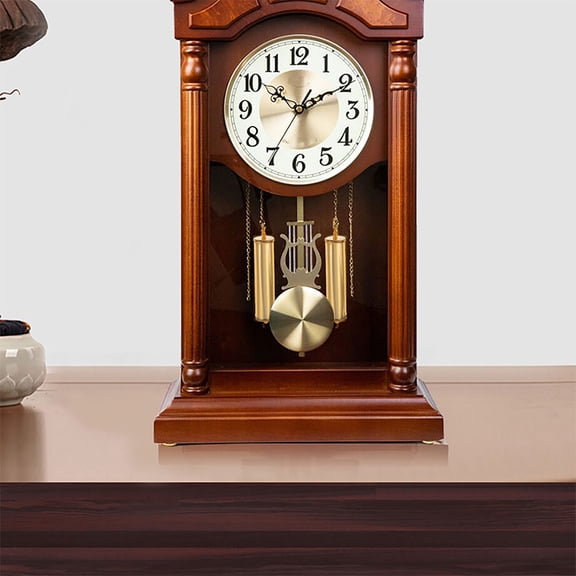 MLINS 2 Sets Clock Pendulum Replacement Portable Repair DIY Parts for Tabletop Clocks Living Room present Home Decor Golden