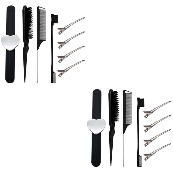 MLINS 2 Sets Comb Double Sided Comb Hair Styling Combs Tail Comb for Home