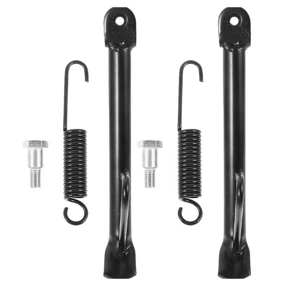 MLINS 2 Sets Motorcycle Kickstand Modified Motorcycle Kickstand Universal Foot Side Support Stand for Motorcycle Dirt Bikes and Electric Scooters