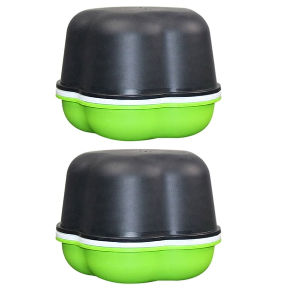 FELTECHELECTR 2Sets Plastic Sprouting Tray with Lid for Garden Plant Germination Assorted Colors