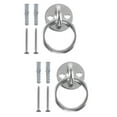 thumbnail image 1 of MLINS 2 Sets Wall Mount Suspension Ceiling Anchor Suspension Trainer Bracket for Suspension Straps Gymnastic Rings Yoga Swings, 1 of 8