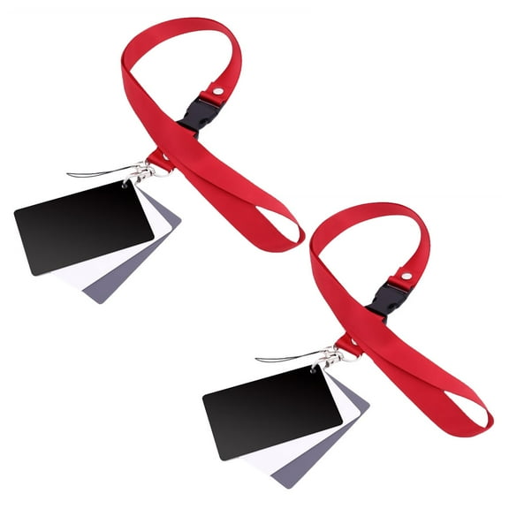 DINHEAROM Photographing Reference Card Exposure Adjustment White 2 Sets