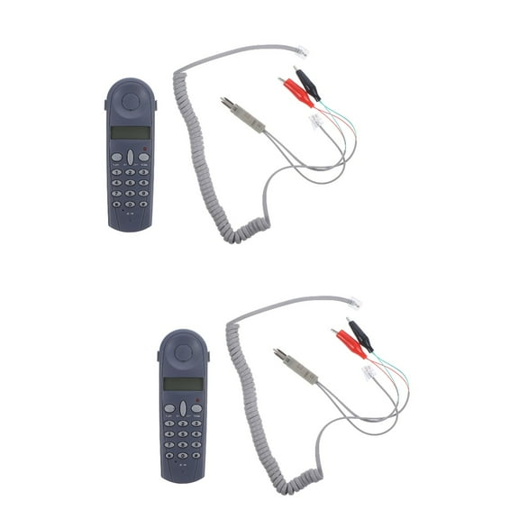 MLINS 2 Sets  of Network Tester Wire Test Tool Network Wire Phone Cable Test Tool Device