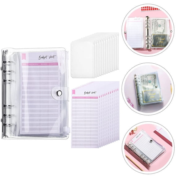 MLINS 2 Sets of Portable Budget Sheets Daily Budget Planners Household Budget Pads Plan Accessory