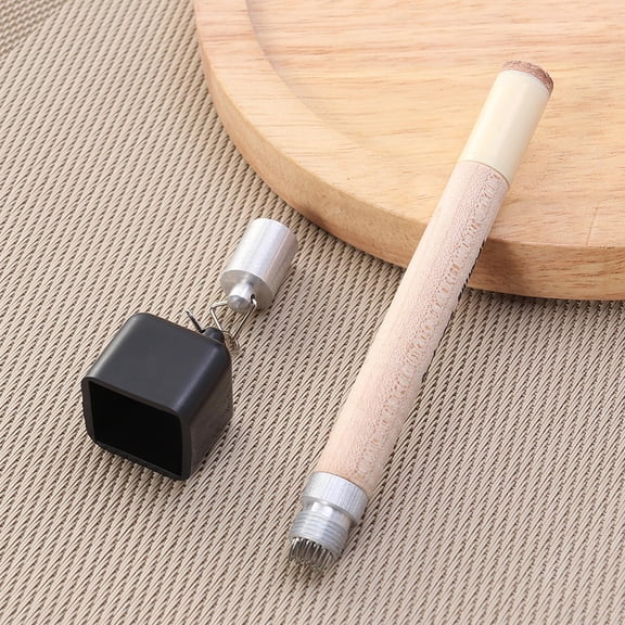 YUYUETIME Back to School Chalk Holder for Pool Billiard Chalk Storage Holder Bamboo 1Pcs
