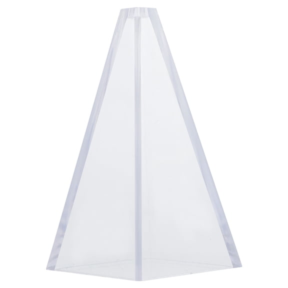 FELTECHELECTR Solid Geometrical Mold Plastic Transparent For Craft Enthusiasts 2Pcs 4.4X2.4In