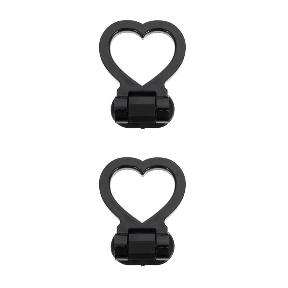 MLINS 2 pcs Heart Designed Tow Hook Ring Decorative Tow Love Shaped Automobile Ornament