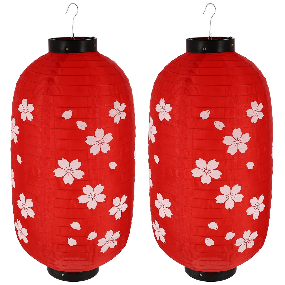 MLINS 2 pcs Japanese Folding Lantern Unique Hanging Lantern Cherry Blossoms Lantern