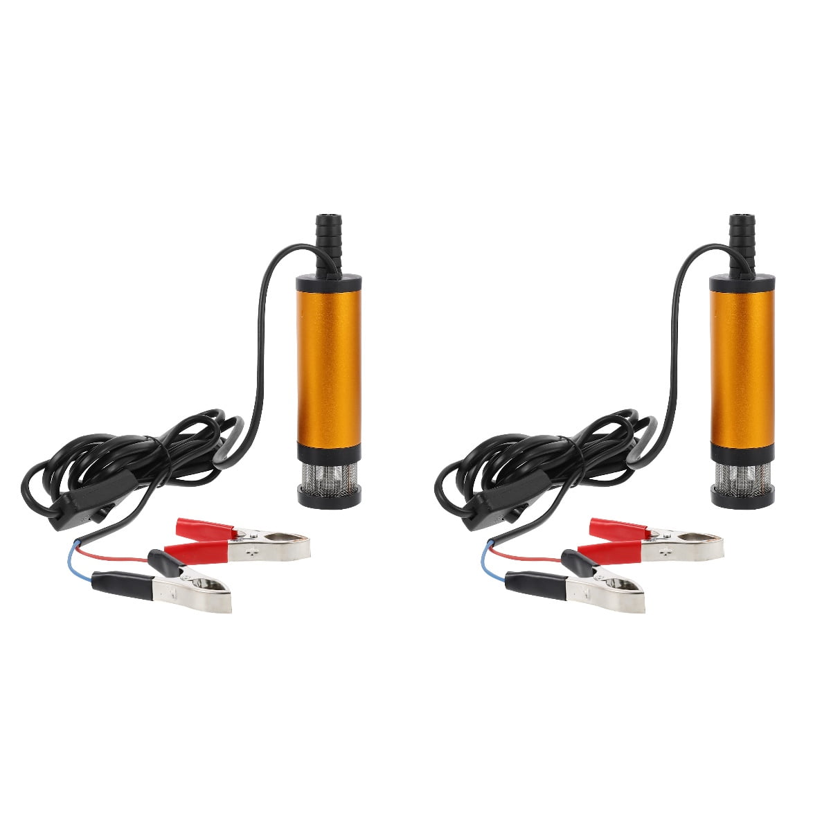 MLINS 2 pcs Oil Extractor Pump Electric Oil Extractor Pump Oil Suction Pump (Golden)