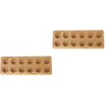 thumbnail image 1 of MLINS 2 pcs Simple Egg Holder Practical Egg Storage Stand Wooden Egg Placing Base, 1 of 8