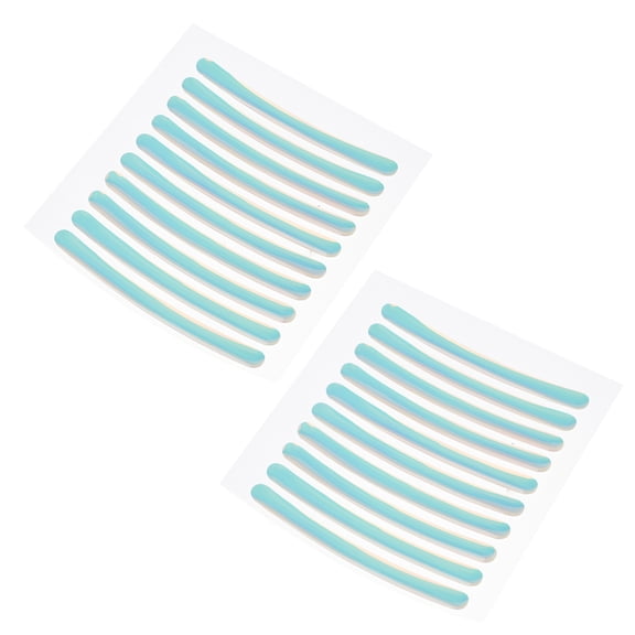FELTECHELECTR 20Pcs Dark Green Glow in The Dark Car Rim Stickers Easy Apply Reflective Tire ps