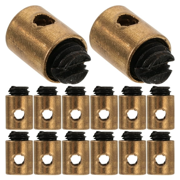 Hemoton 20pcs Throttle Choke Fasteners for Scooter and Motorbike Engine Modification Replacement Metal Cable Nipples for Tuning