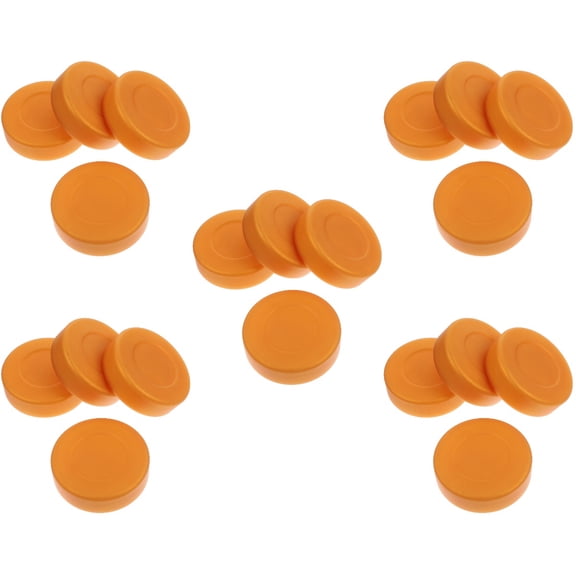 HEALEEP Professional Golden Ice Hockey Puck for Practice and Games 20Pcs