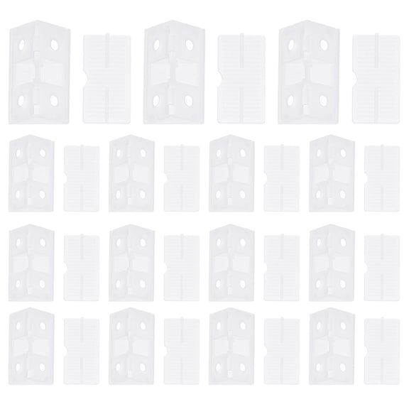 MLINS  20 Pcs Small Right Angle Bracket Partition Corner Code