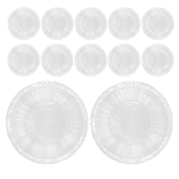 DINHEAROM Snowboard Spike Pad Transparent 20Pcs 0.6X0.6X0.2In