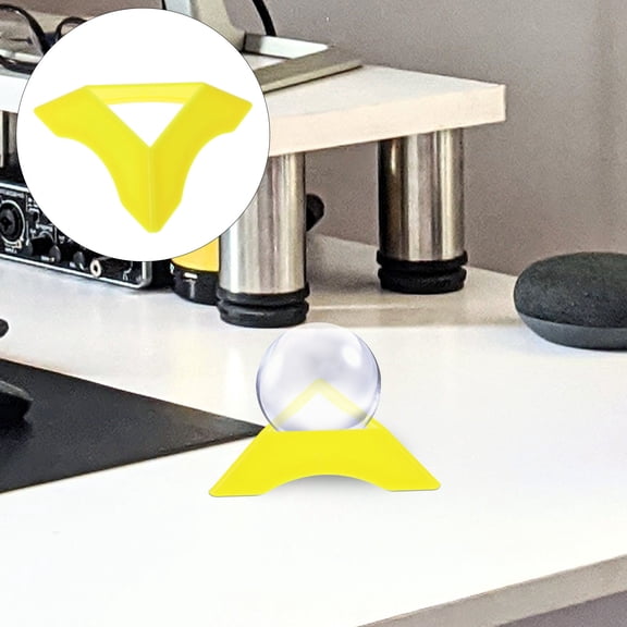 YUYUETIME Cube Stand Plastic Yellow 20Pcs On The Go For Puzzle Cube Enthusiasts