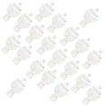 thumbnail image 1 of MLINS  20 Pcs White Adjustable Curtain Rod Plug End Stop Cap, 1 of 8