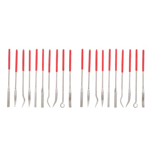 MLINS 20 pcs Adamas Files Sharpening File Hand Tools for Woodworking Jeweler Glass Wood File Woodworking Rasps Hand Tool Sharping File Woodworking Tools