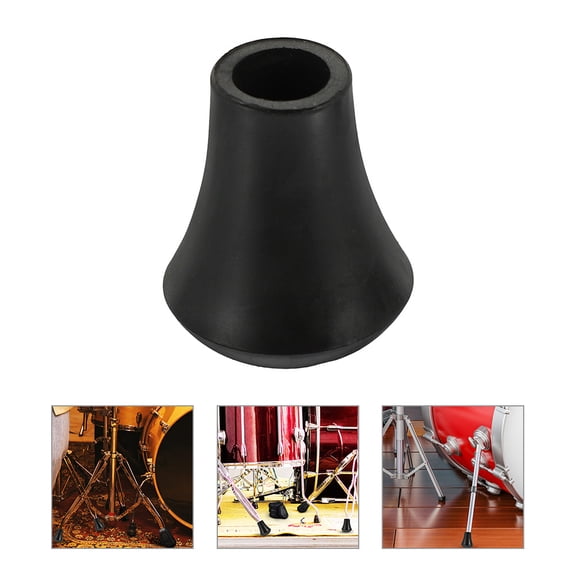 MLINS 20 pcs Floor Drum Feet Protectors Rubber Drum Feet Protectors Anti-slip Drum Leg Stands