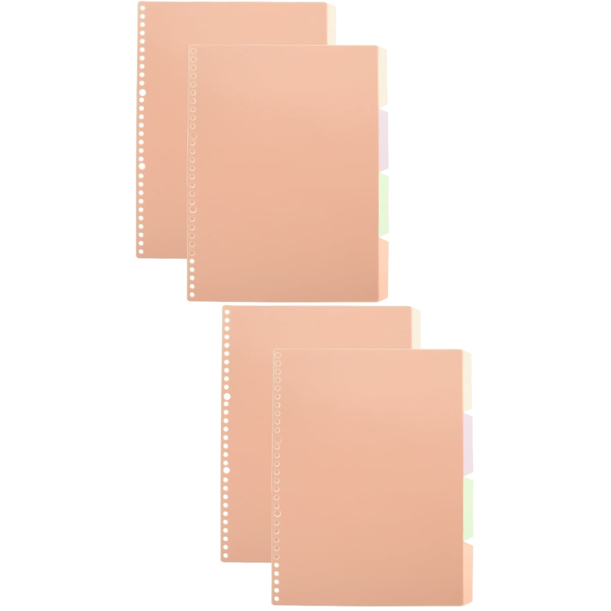 MLINS 20 pcs Office Binder Book Dividers Detachable Binder Tabs ...