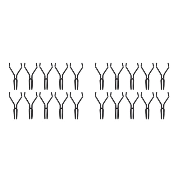 MLINS 20 pcs Pegboard Hook Pegboard Cup Holder Pegboard Accessory for Office Workshop Garage Workbench Peg Board Jewelry Keys Display Hooks