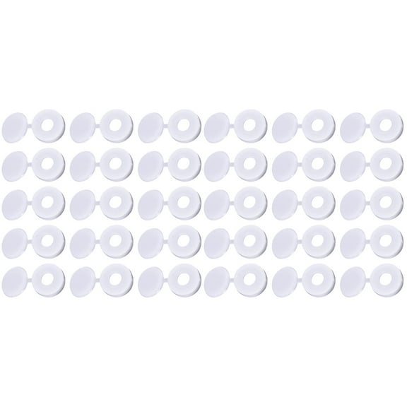 MLINS 200 Pcs  Plastic Screw Caps Foldable Screw Snap Cover Bike Screw Decorative Covers