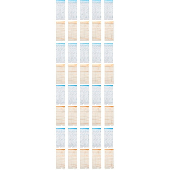 MLINS 200 Sheets of Attendance Calendar Cards Employee Attendance Sheets Time Clock Cards Attendance Payroll Recorder Timecards for Office School Supplies