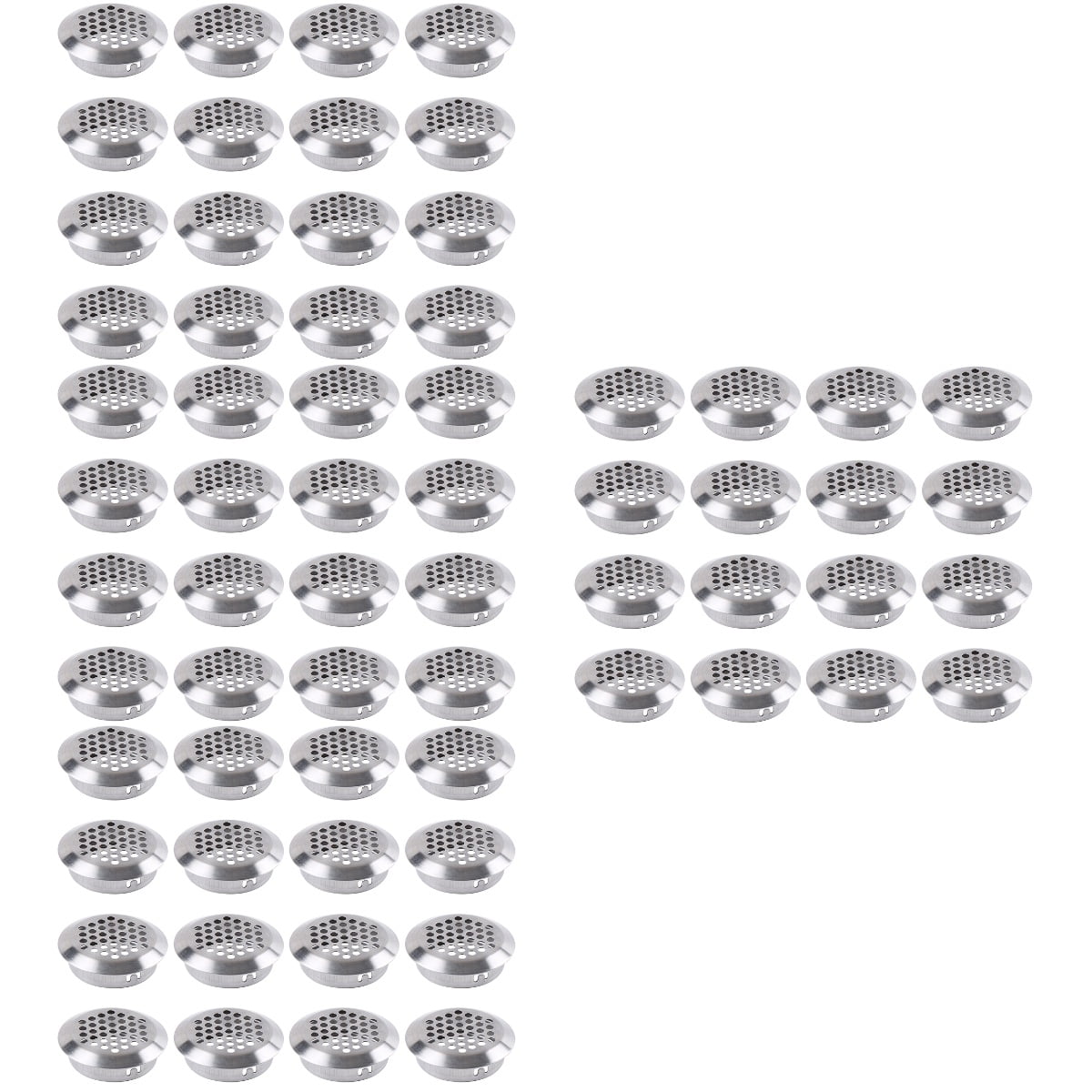 MLINS 200 pcs Air Vents Round Vent Stainless Steel Circular Air Vent Cover for Cabinet