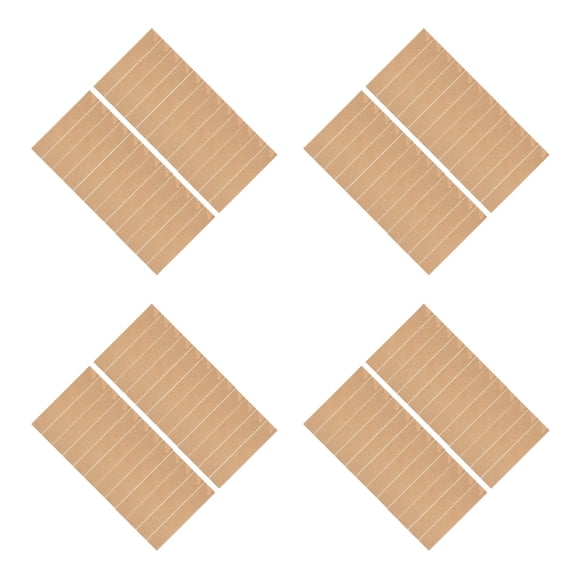 MLINS MLINS 200 pcs Kraft Paper Chopsticks Wrapping Sleeves Disposable Cutlery Holders for Restaurant