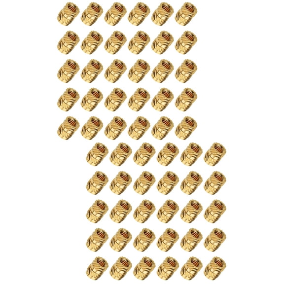 DINHEAROM Mlins Heat Resistant Knurled Nuts Copper for 3D Printer 200Pcs