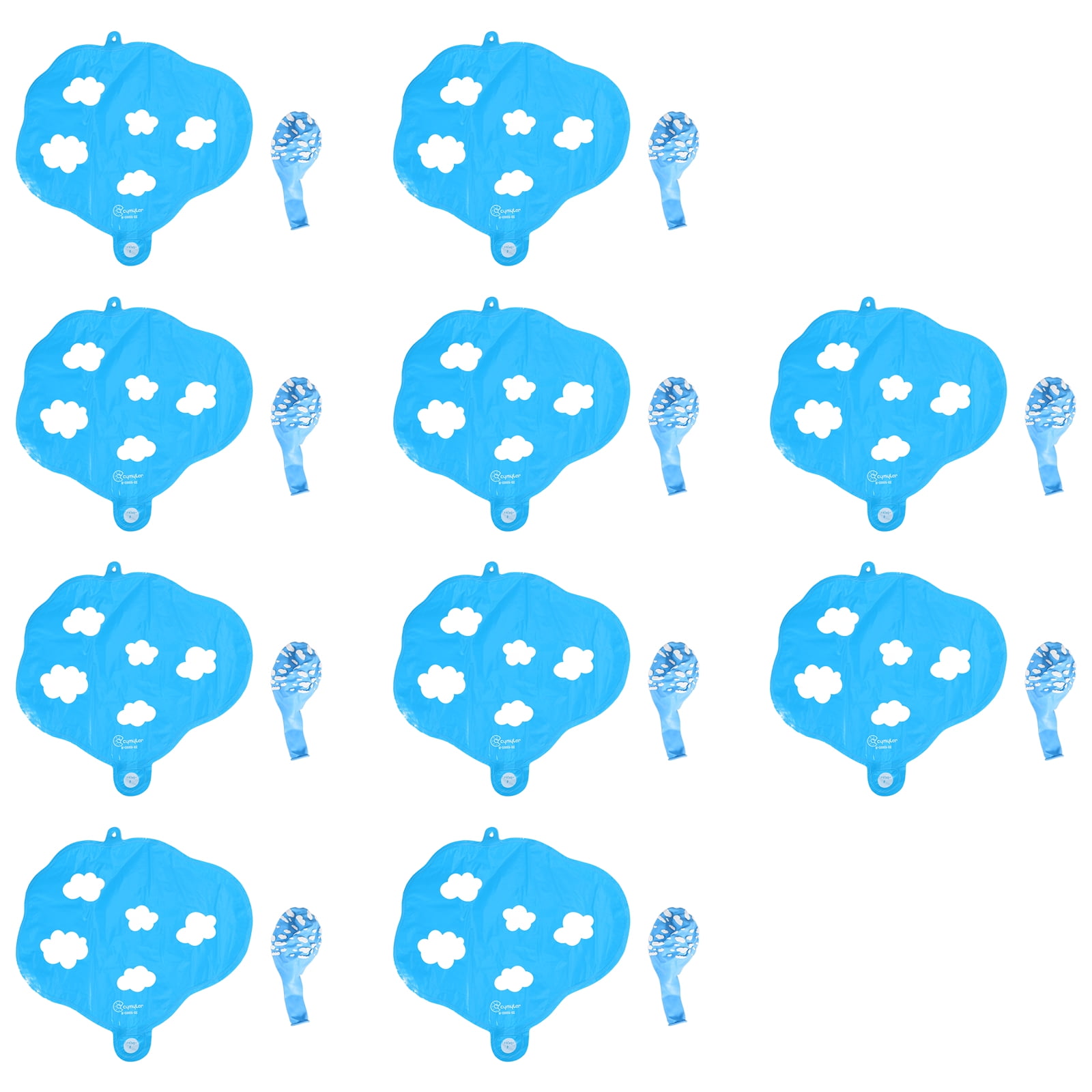 MLINS 20pcs Cloud Shaped Balloons Decor Baby Shower Balloons Party Scene Layout Balloon Decors