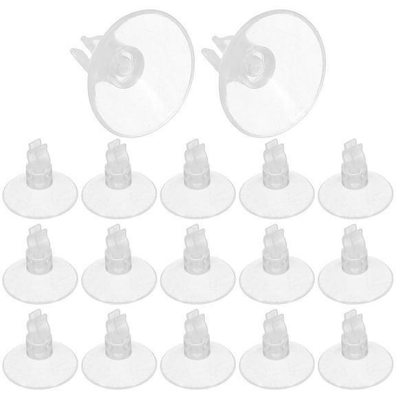 MLINS 20pcs Mini Suction Cup Holders For Lights Outdoor Light Hooks Holiday Decoration Clips Window Light Suction Cups Clip String Light Suction Cup Clips