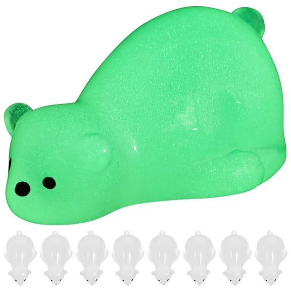 MLINS 20pcs Resin Miniature Cartoon Bear Figurines Resin DIY Bear Decoration for Desktop Flowerpot