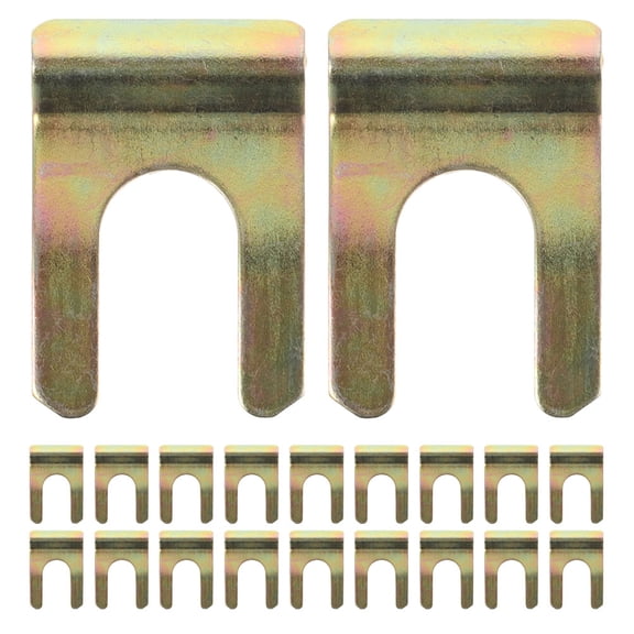 MLINS 20pcs U-Shaped Brake Line Clamps Iron Pipe Positioning Clips Metal Fasteners Clip For Oil Pipe Automotive Hose Clip