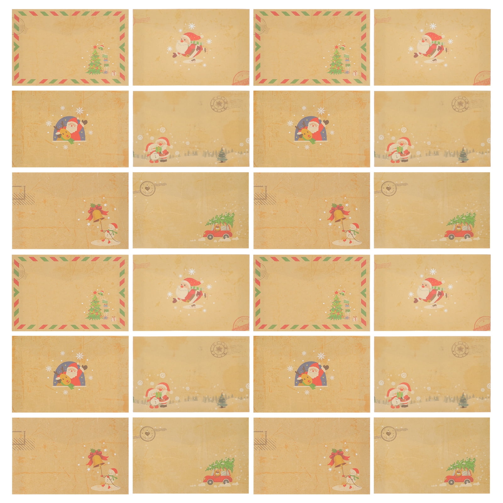 Walmart Deal of MLINS Pcs Wide Envelopes Christmas Invitation Environmental Friendly