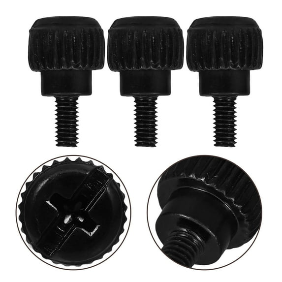 MLINS 24pcs PC Computer Case Mounting Screws Fastener 6 32 Thread for Building Repairing and Maintaining Computer Systems