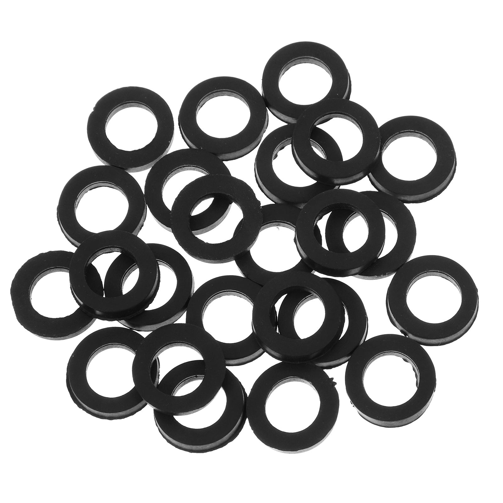MLINS 24pcs Water Pipe Gasket Rubber Hose Washer Rubber Solid Discs ...