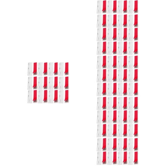 MLINS 250 pcs DIY Badge Self-adhesive Name Tag Safety Pin Worker Number Plate Pin