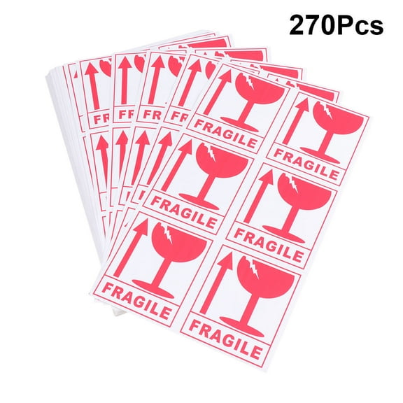 MLINS 270 Pcs Safe Transportation Stickers Clear Font Text Stickers