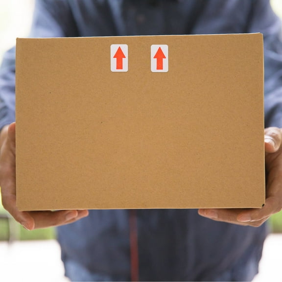 DINHEAROM Adhesive Arrow Stickers Red For Workers Quality Control 2700Pcs